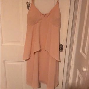 Blush flowy dress